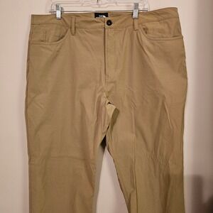 The North Face Mens Khaki Straight Leg Casual Outdoor Pants Size 40